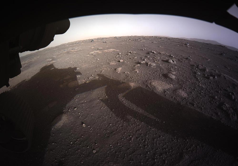 Perseverance's First Full-Color Look at Mars. Credit: NASA/JPL-Caltech